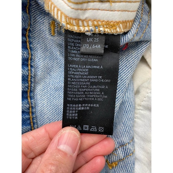 Urban Outfitters BDG Size 25 Colorblock Denim Joggers - Picture 6 of 8